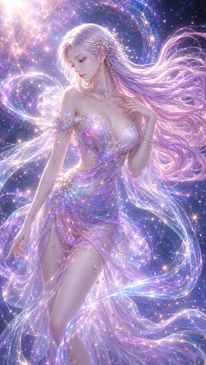星河入梦 3D CG 插画