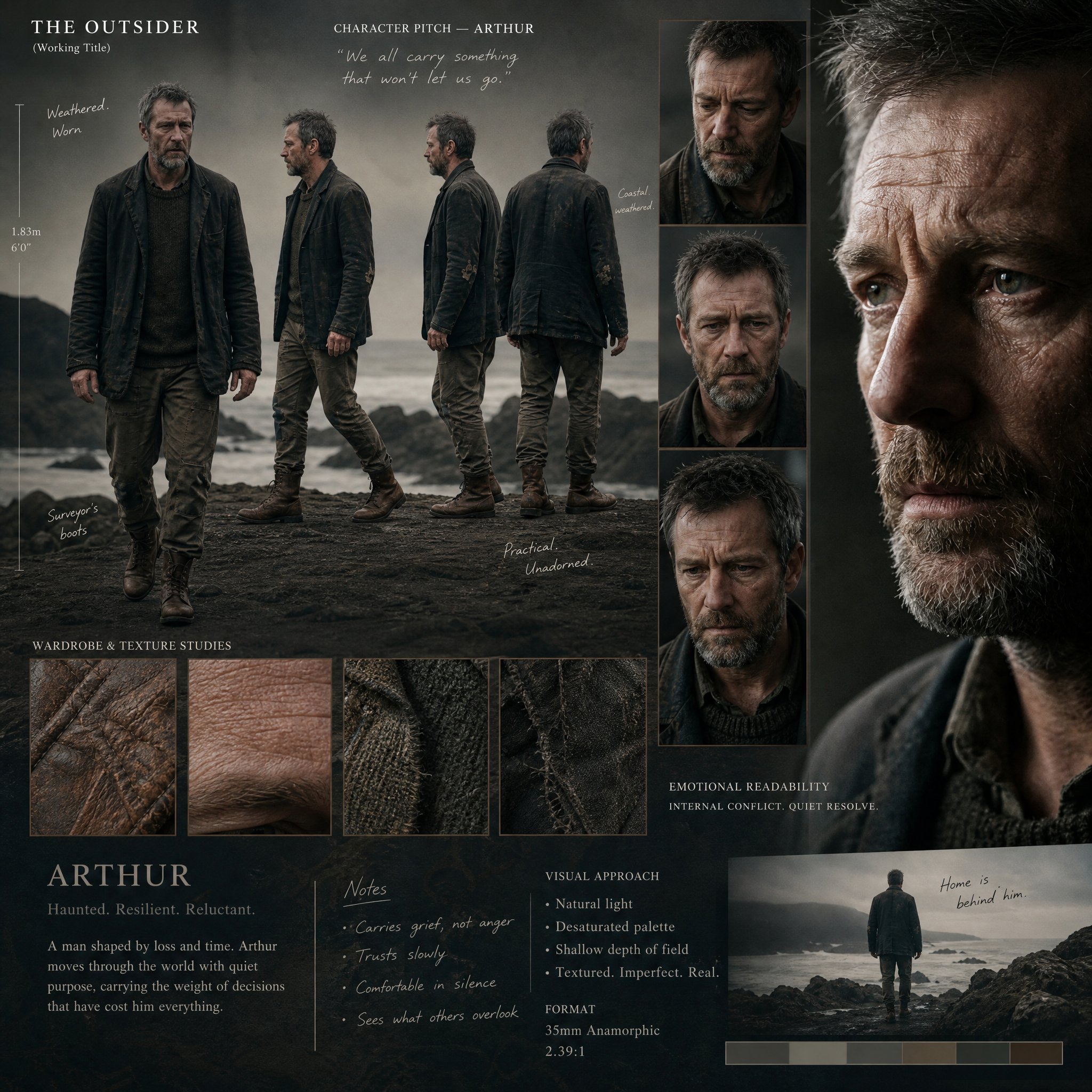 Cinematic Director's Pitch Board
