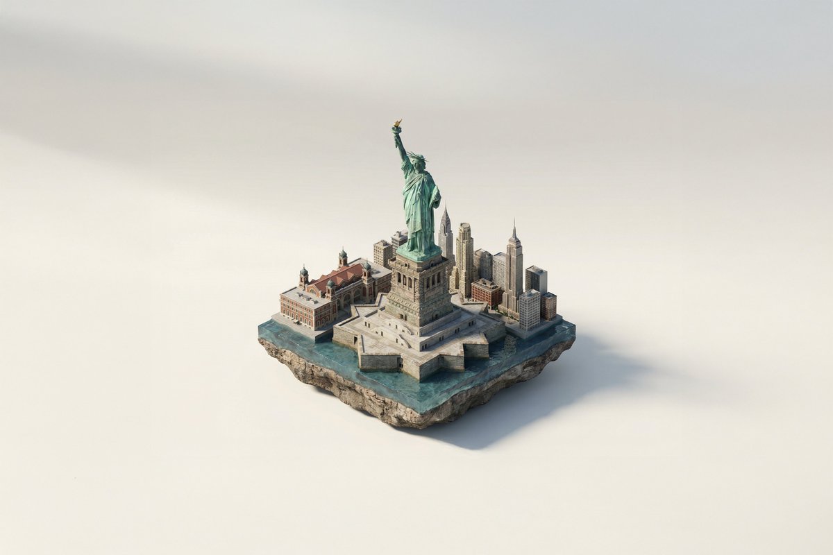 Isometric landmark architecture diorama: GPT Image 2 prompt