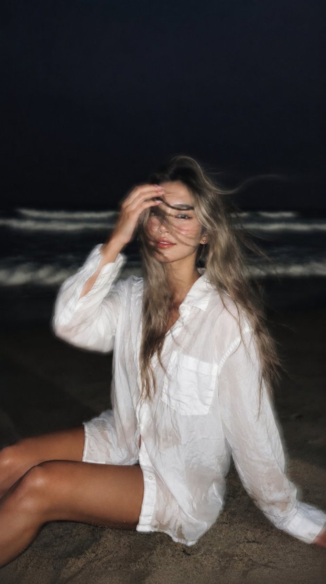 Night beach flash smartphone photo: GPT Image 2 prompt