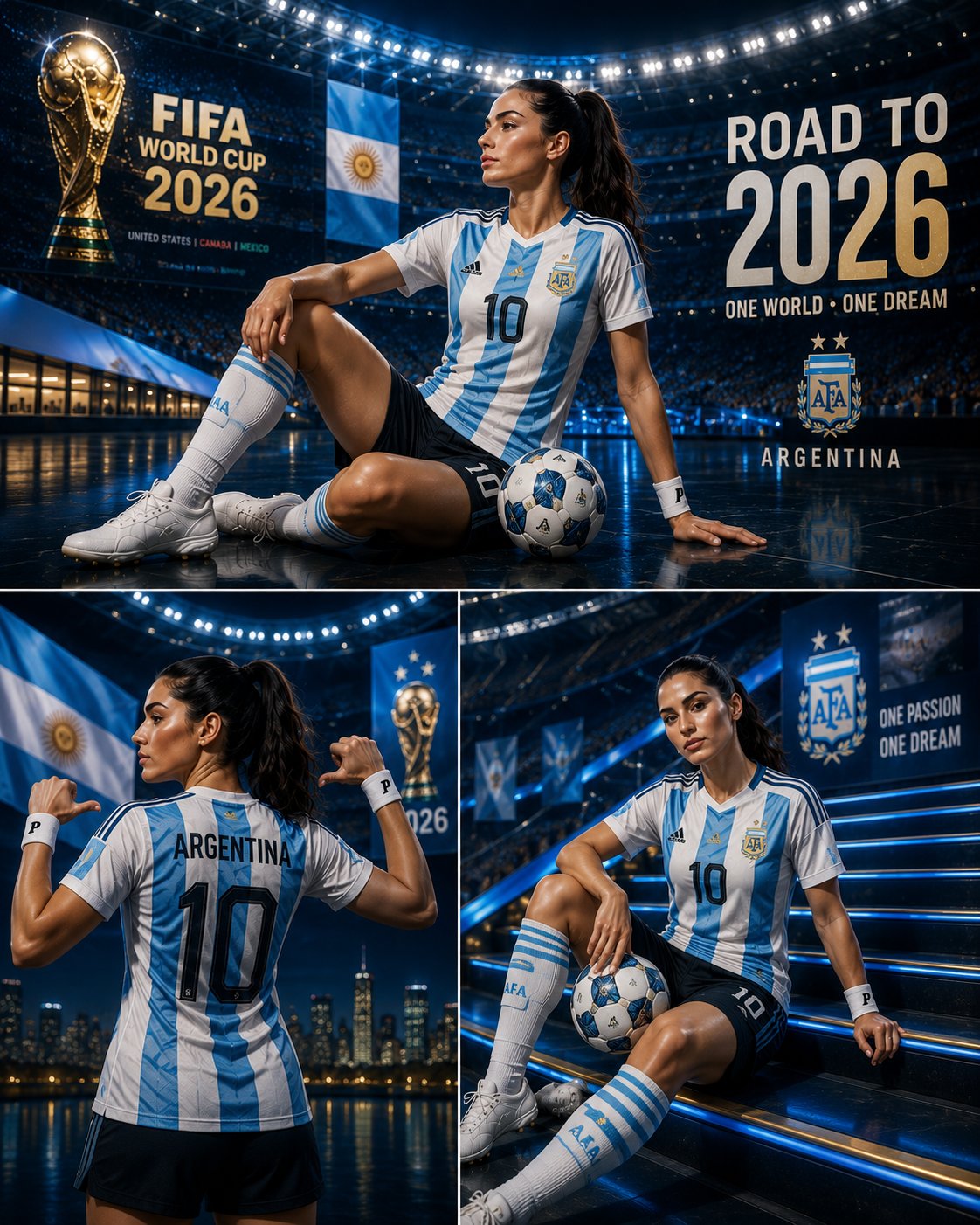 2026世界杯葡萄牙女球迷运动海报 2
