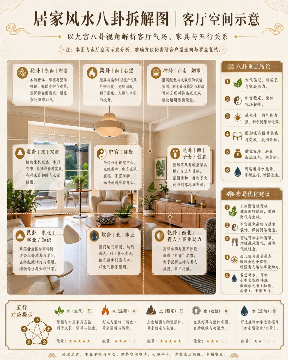 房屋风水八卦深度解析图