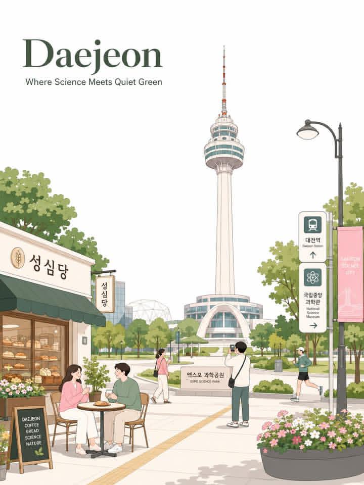 极简扁平矢量风格城市旅行海报