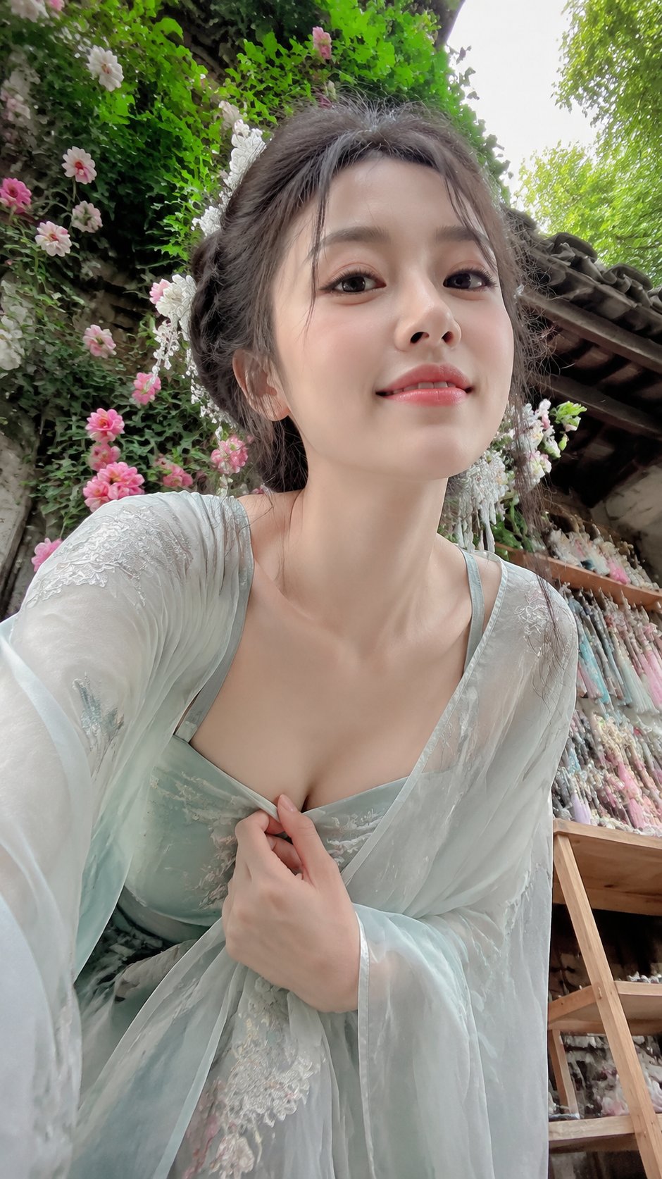 手机视角古风真实人像摄影
