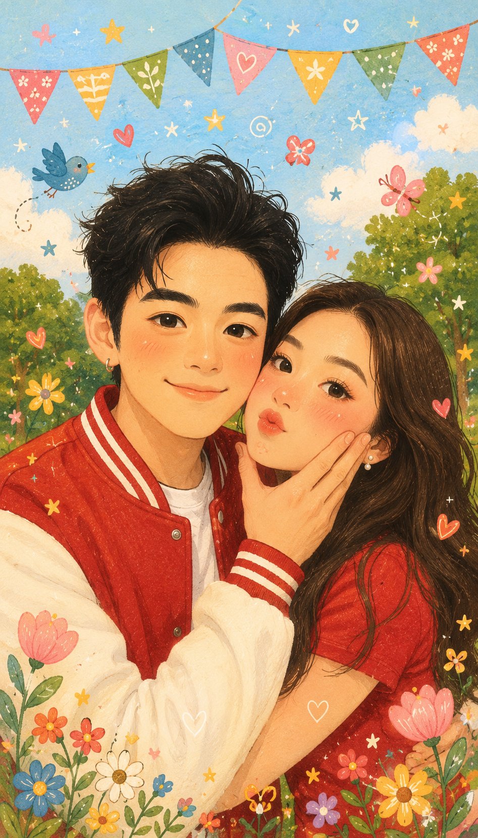 北欧民俗风温暖治愈儿童绘本插画 2