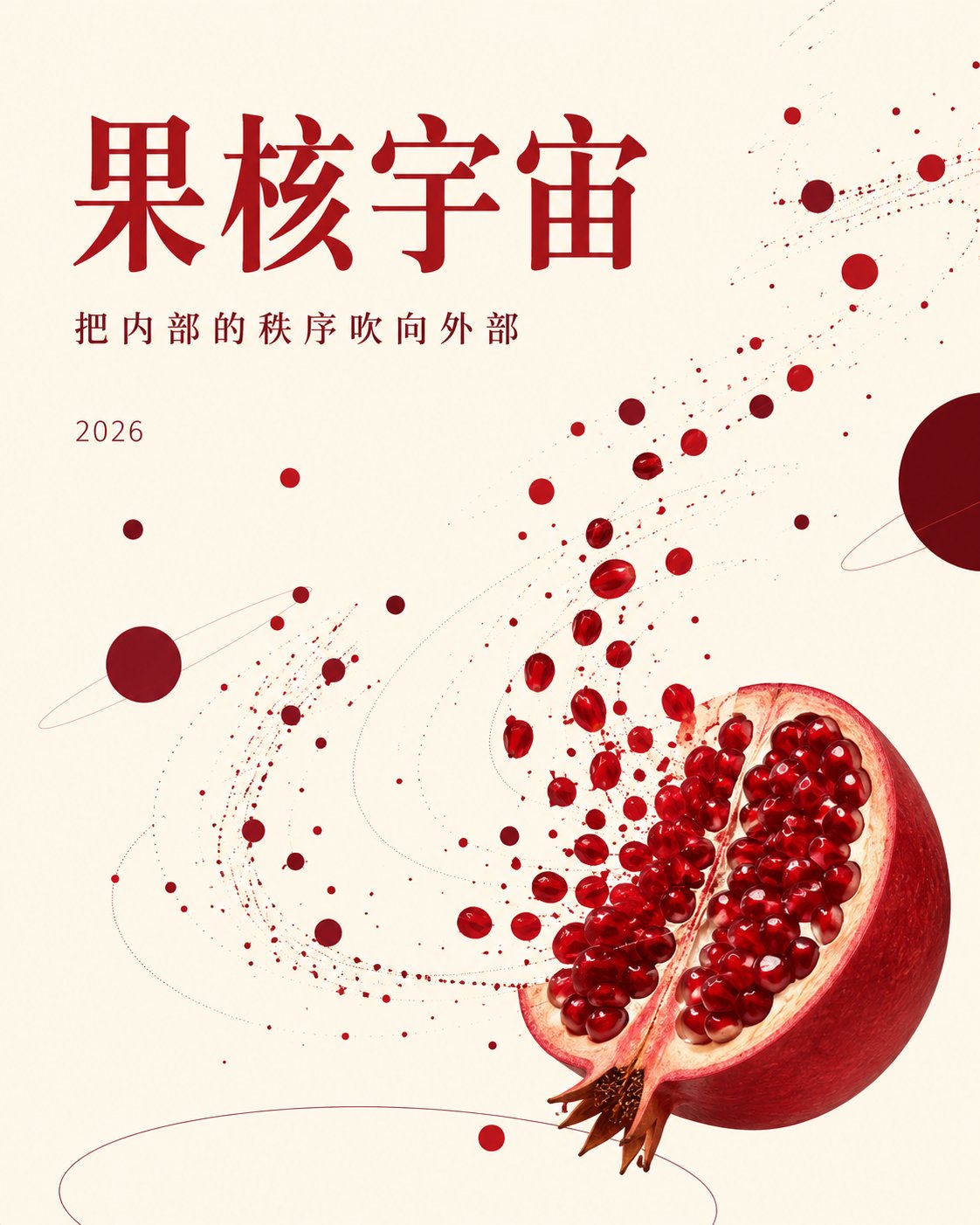 东方极简消散美学中文海报设计