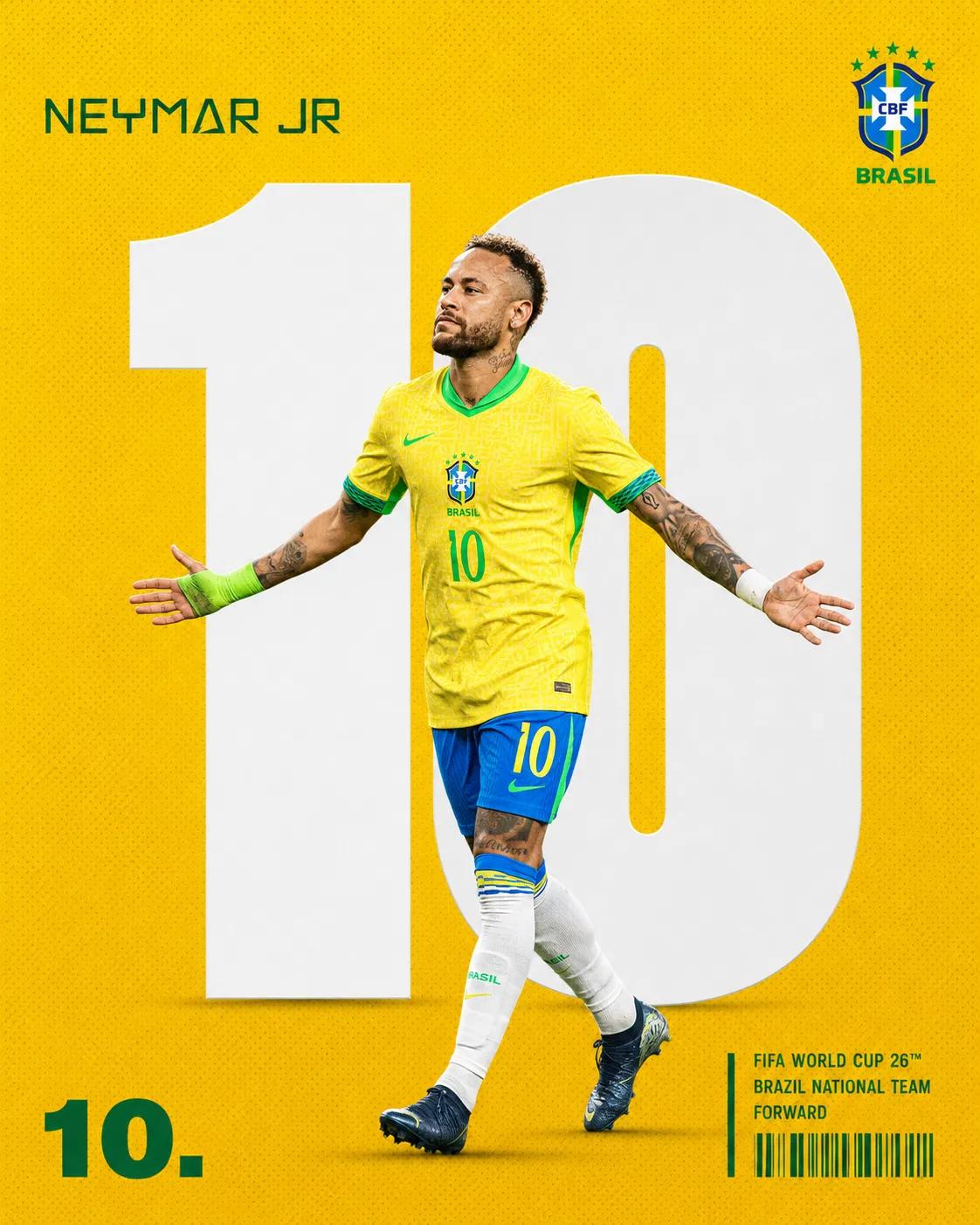 极简主义高端FIFA世界杯球员海报 2
