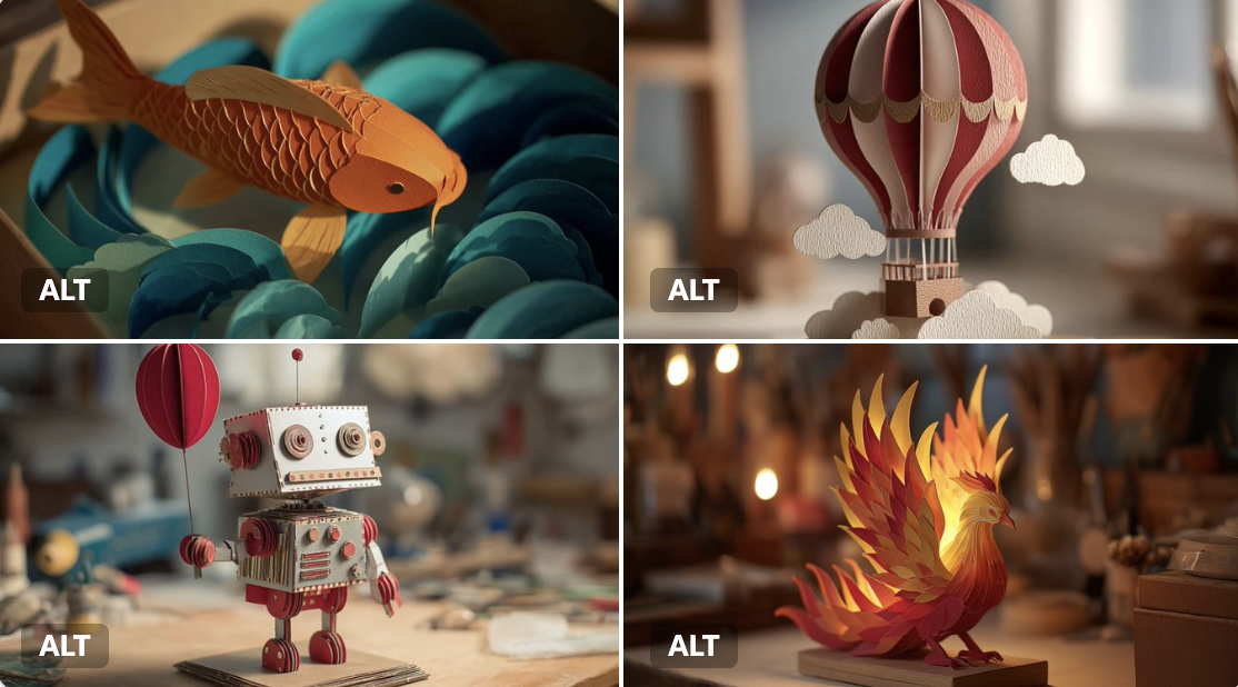 3D纸艺作品