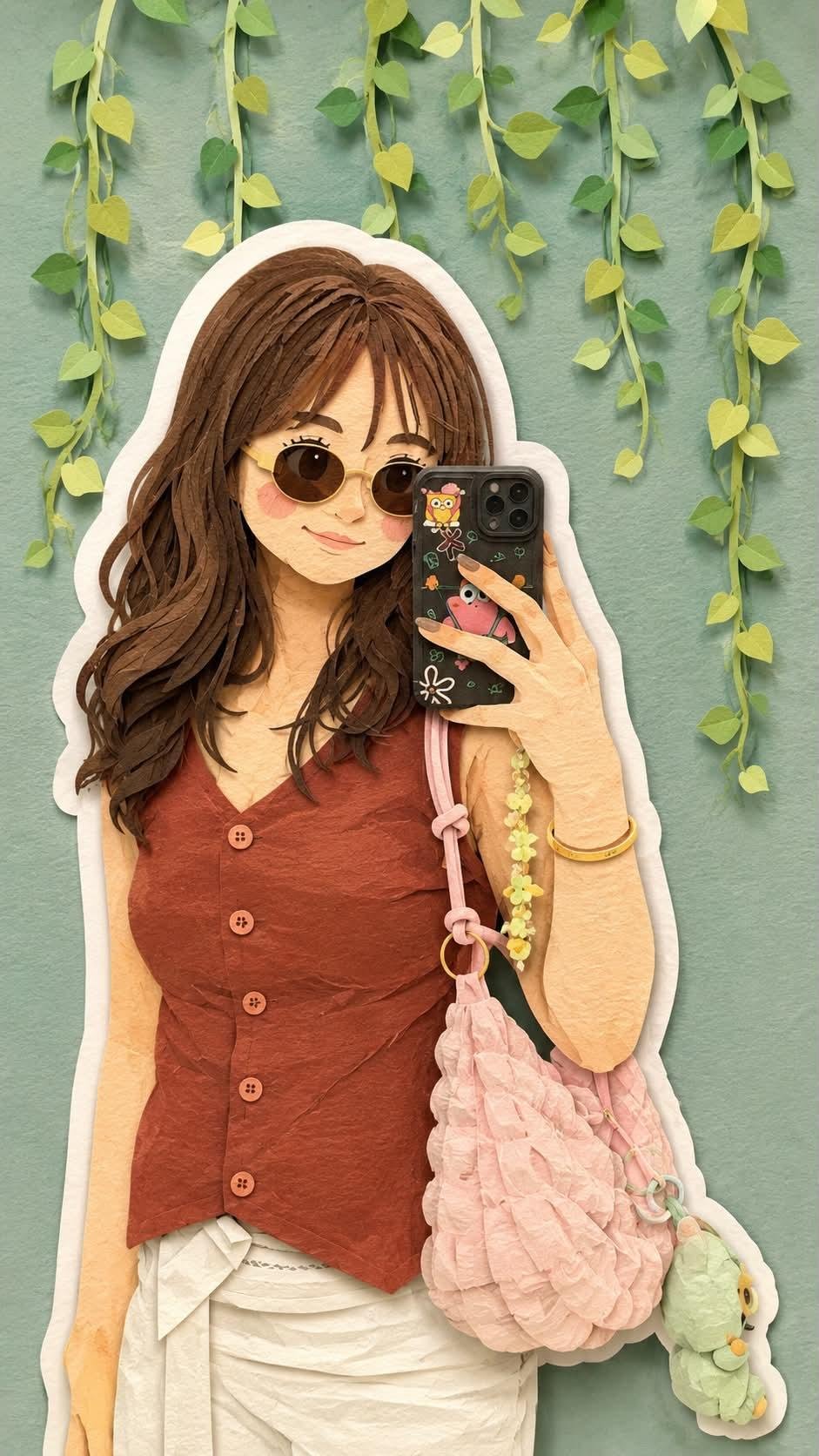 柔和手工剪纸多层立体插画风格 2