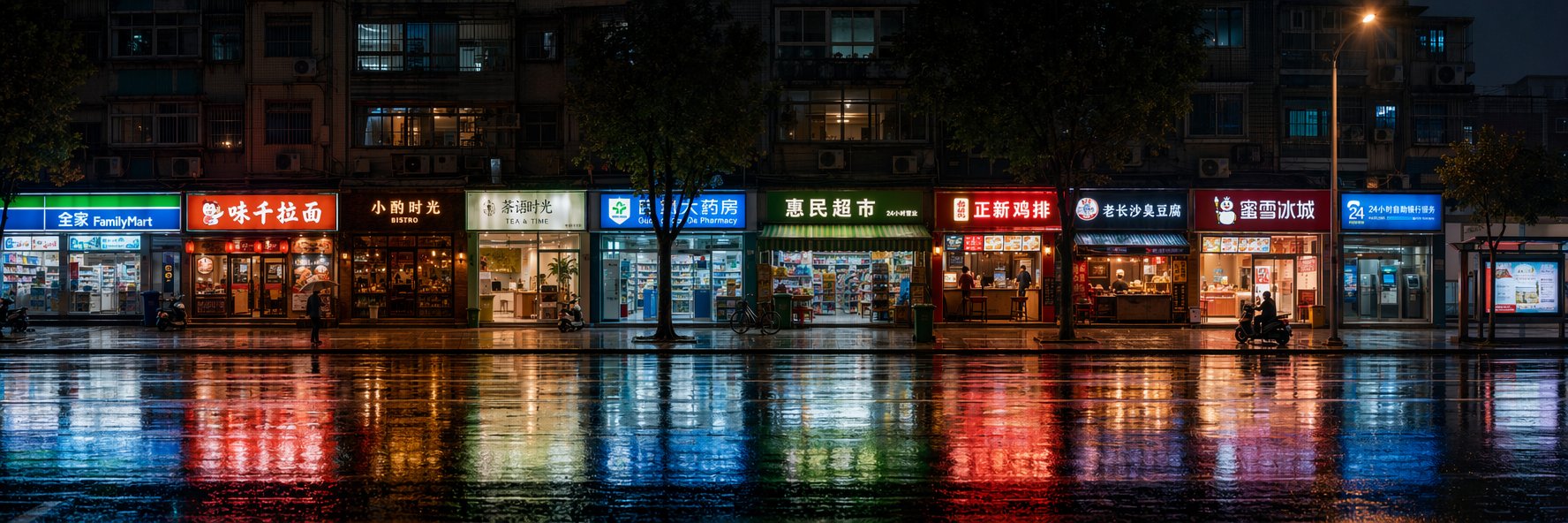 超宽连续背景建筑立面生成指南 2