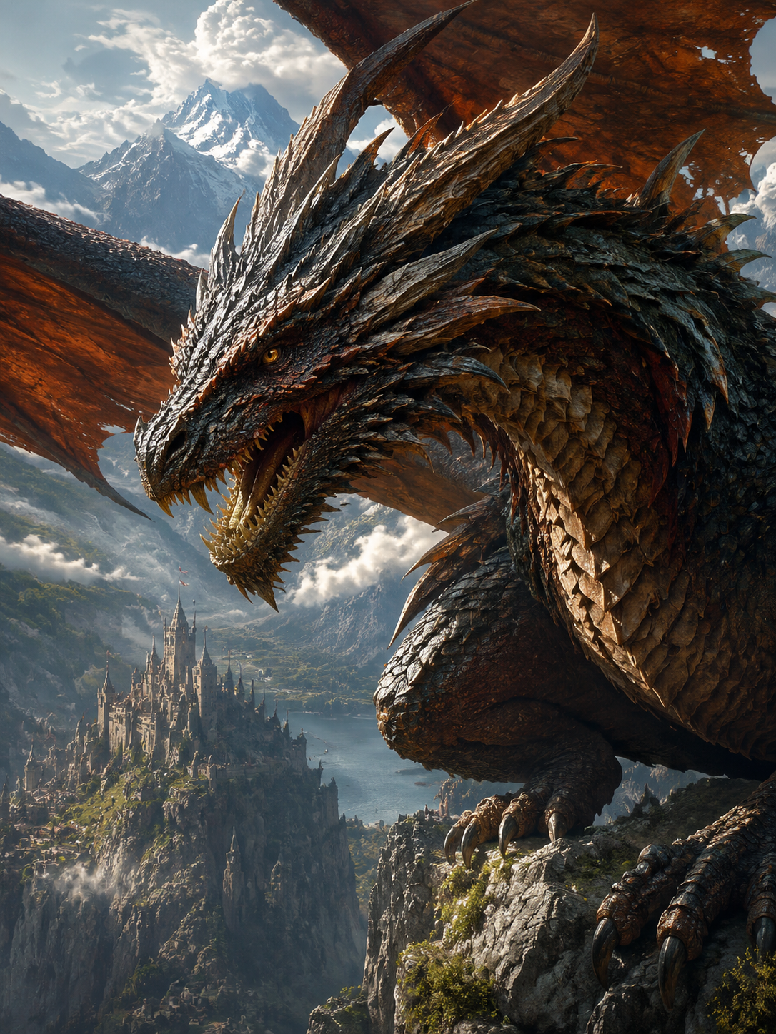 "masterpiece, ultra detailed, dragon"