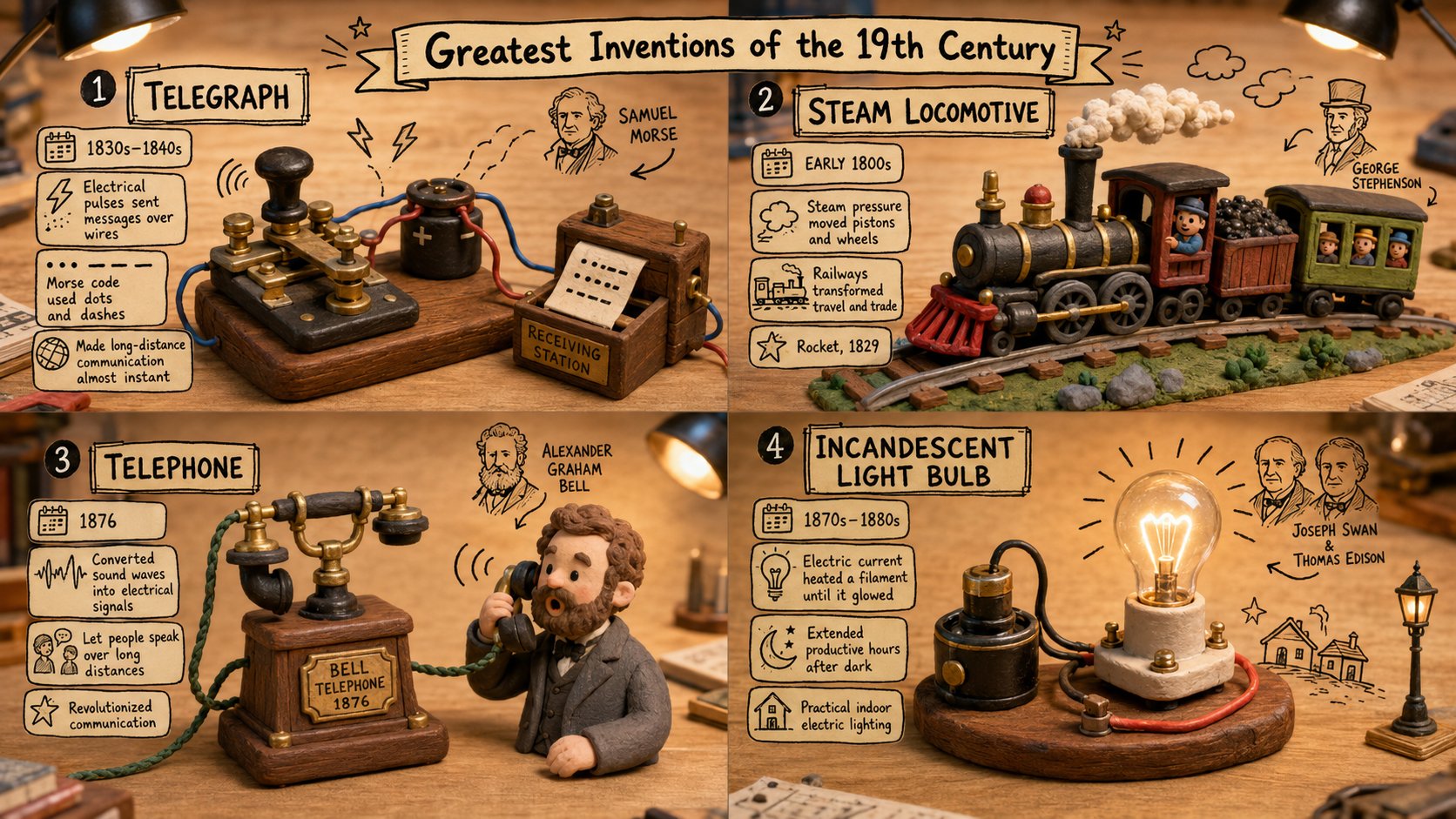 An educational claymation diorama prompt for GPT Image 2. A cute, educat...