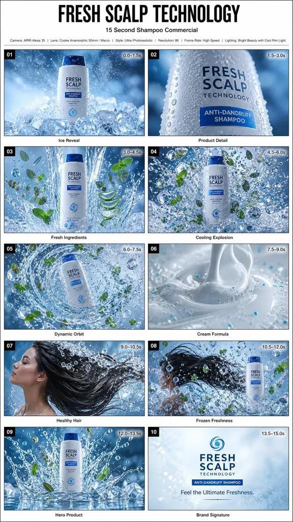 One prompt. GPT Image 2 + Seedance 2.0. A blockbuster beauty commercial....