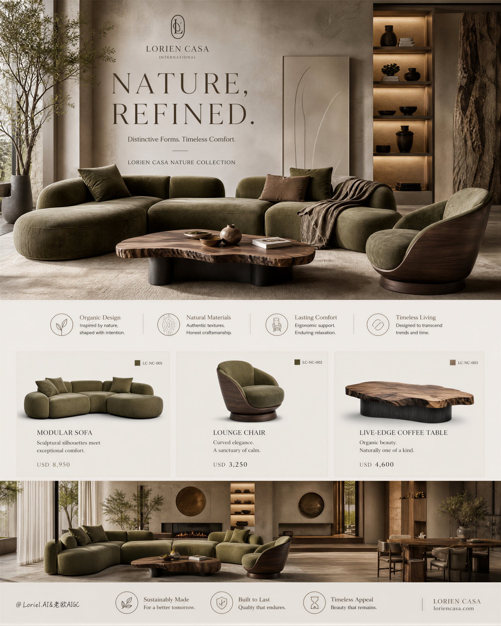 The truly sophisticated approach to small-space furniture layouts is to...