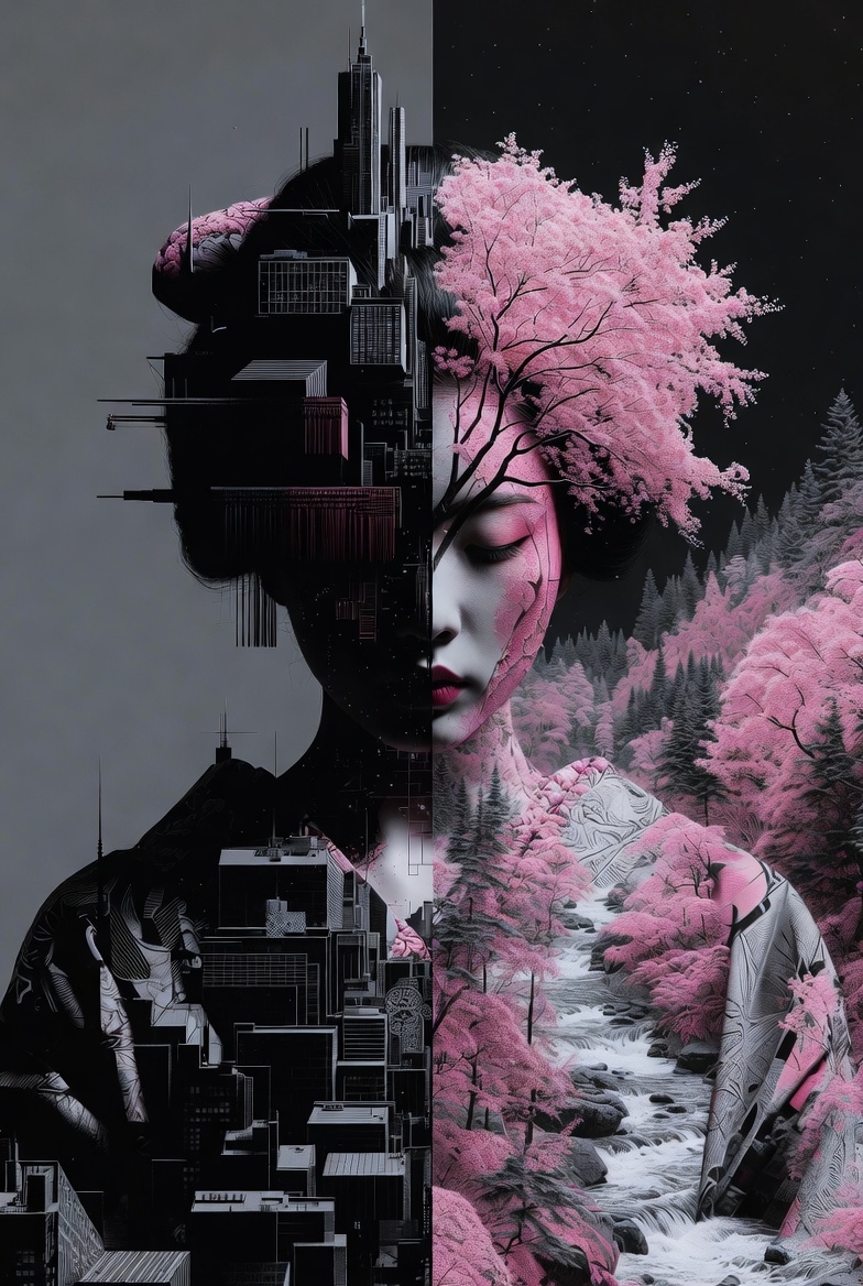 现代人类双重存在的视觉艺术