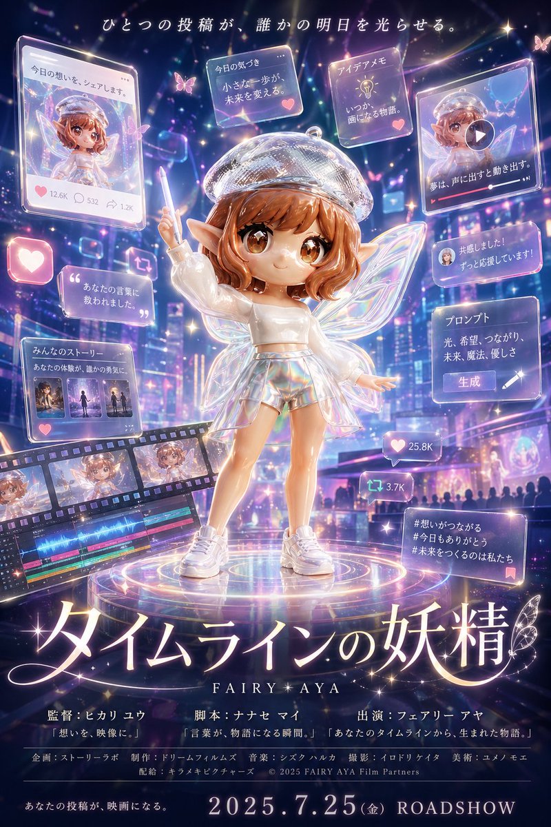 奇幻社交媒体电影海报