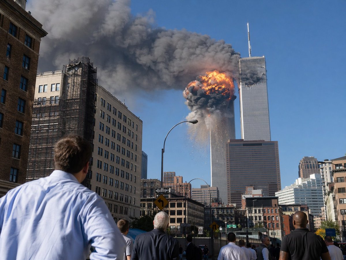9/11 双子塔街头摄影