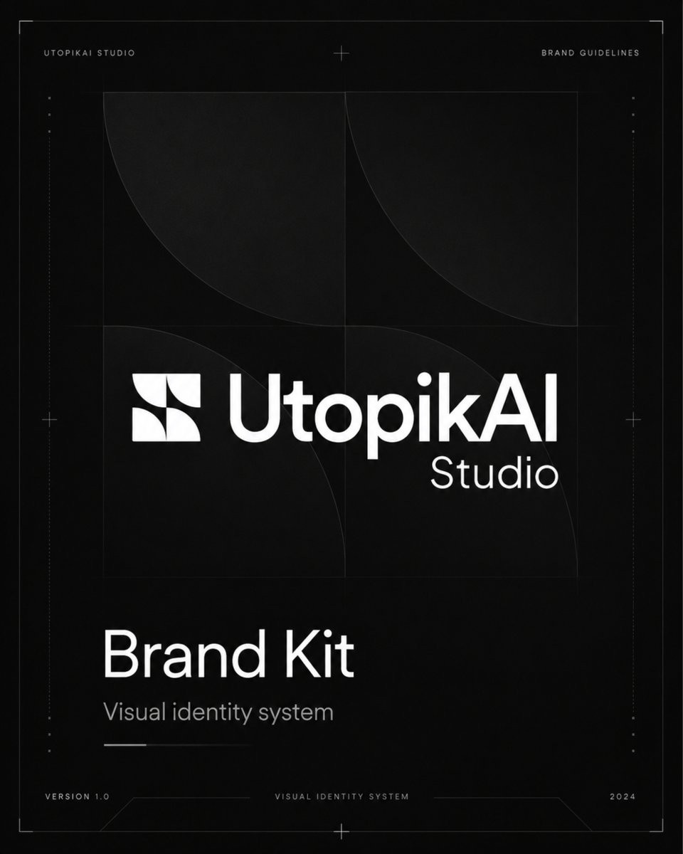 Monochrome AI Studio 品牌手册封面