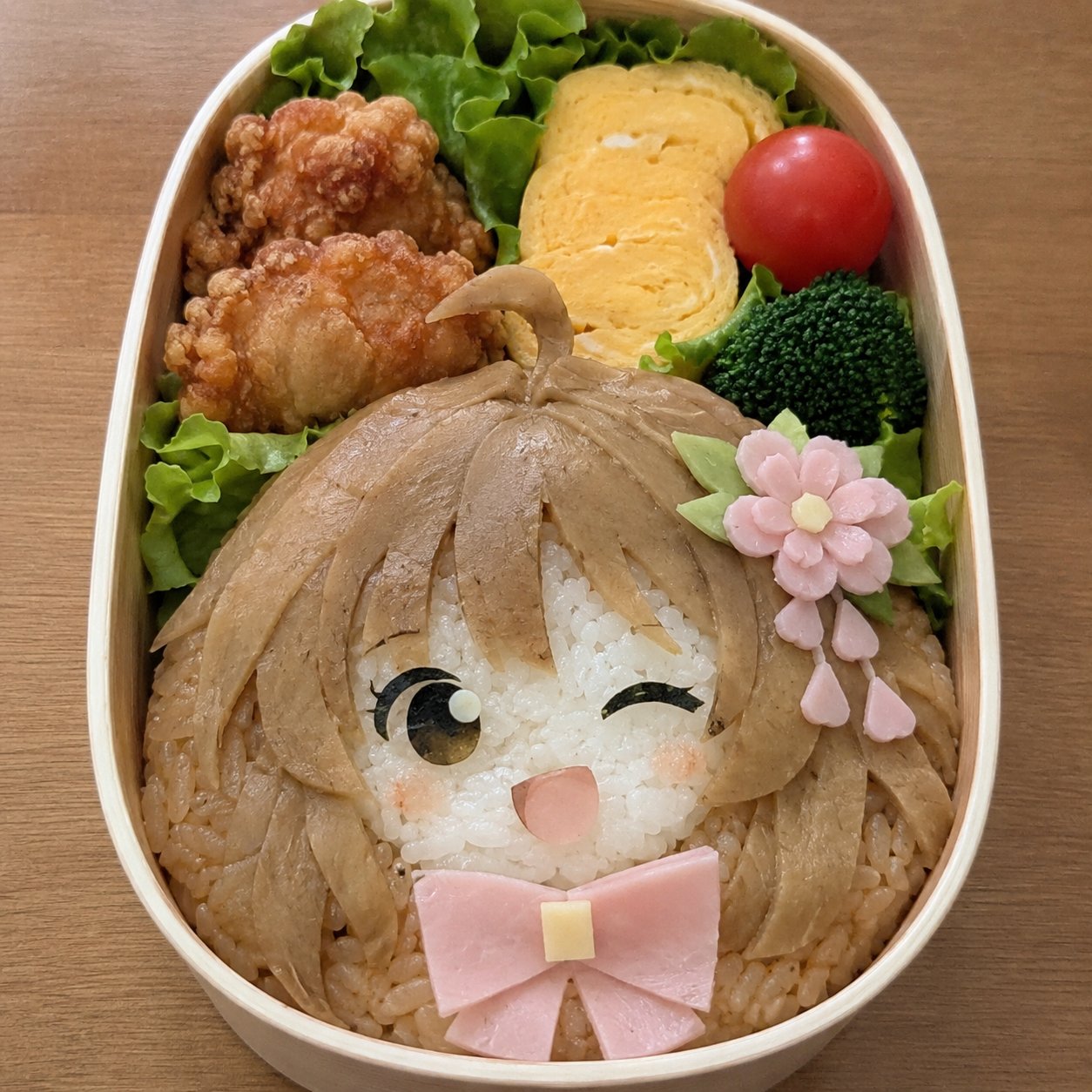 动漫少女角色便当
