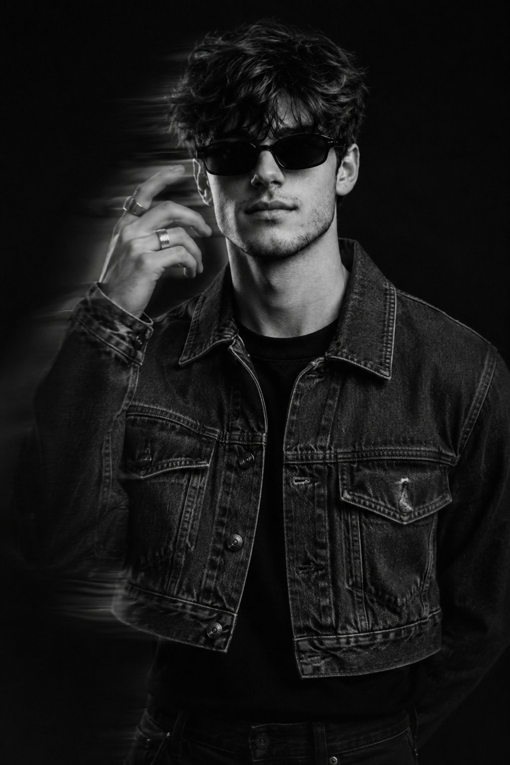 Black and White Editorial Portrait