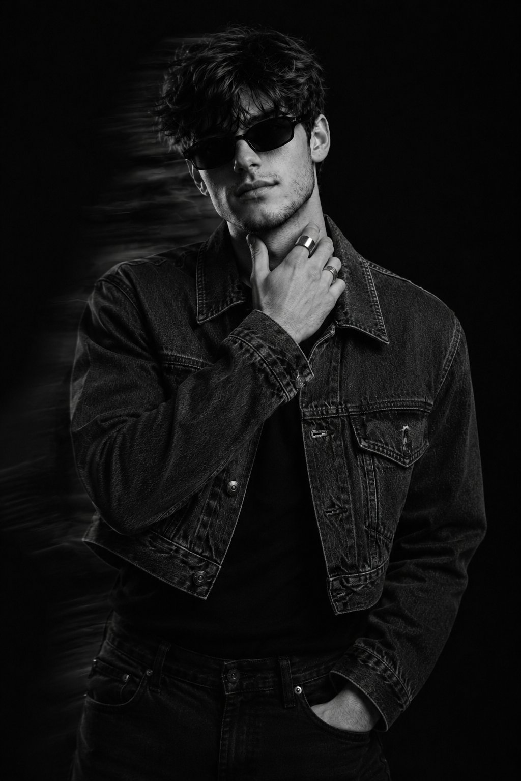Black and White Editorial Portrait 2