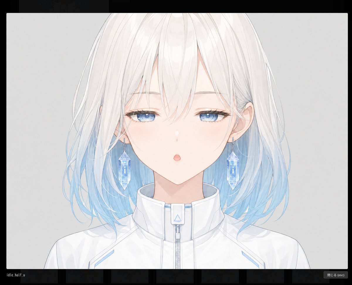 空白面部动漫肖像底图