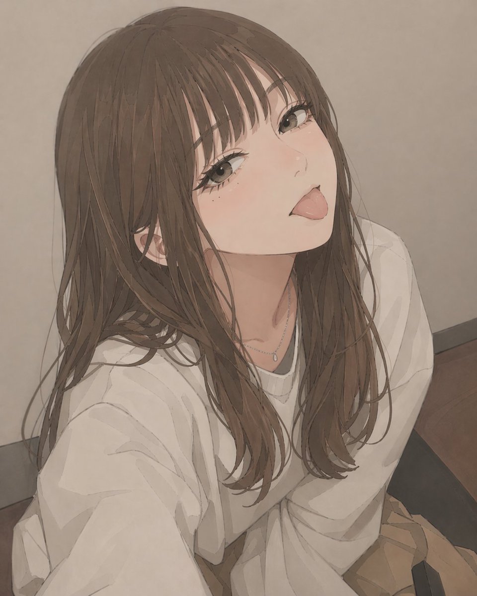 动漫少女自拍肖像(已打码)