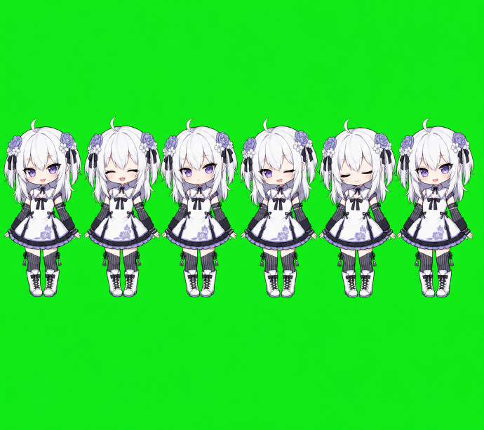 Q 版桌面宠物 Sprite Sheet