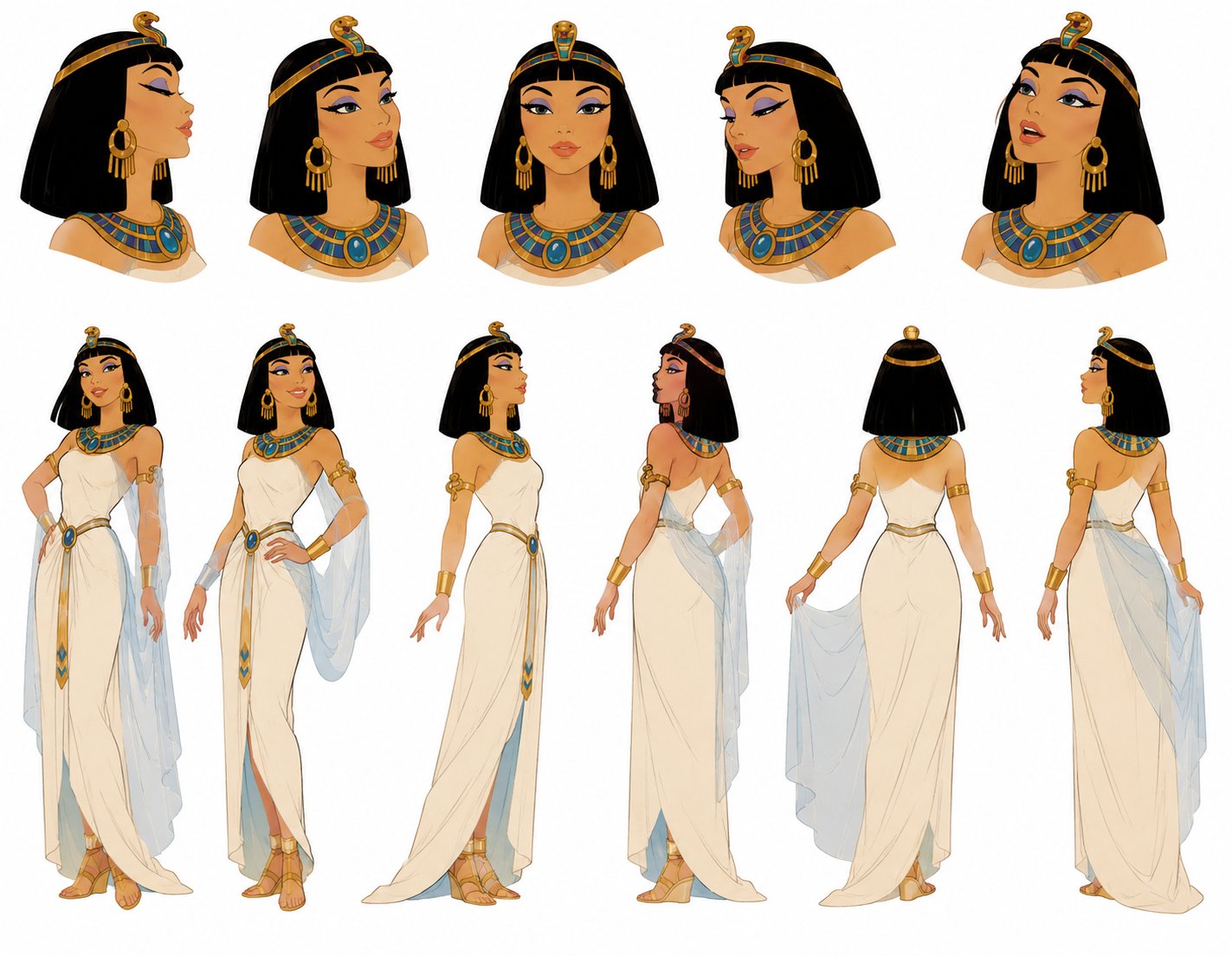 Cleopatra 1990 年代动画角色设定集
