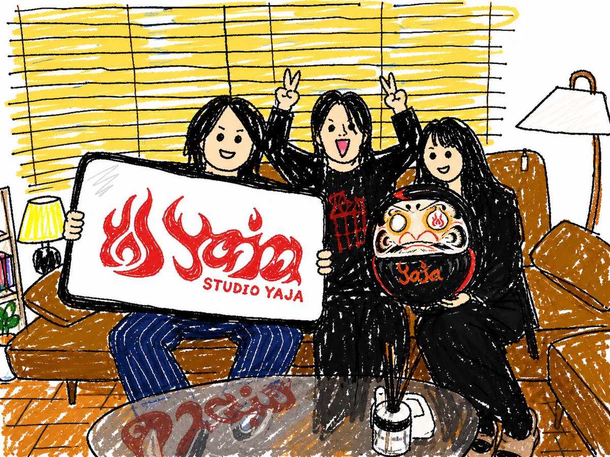 Crayon Friends Studio 庆祝插画