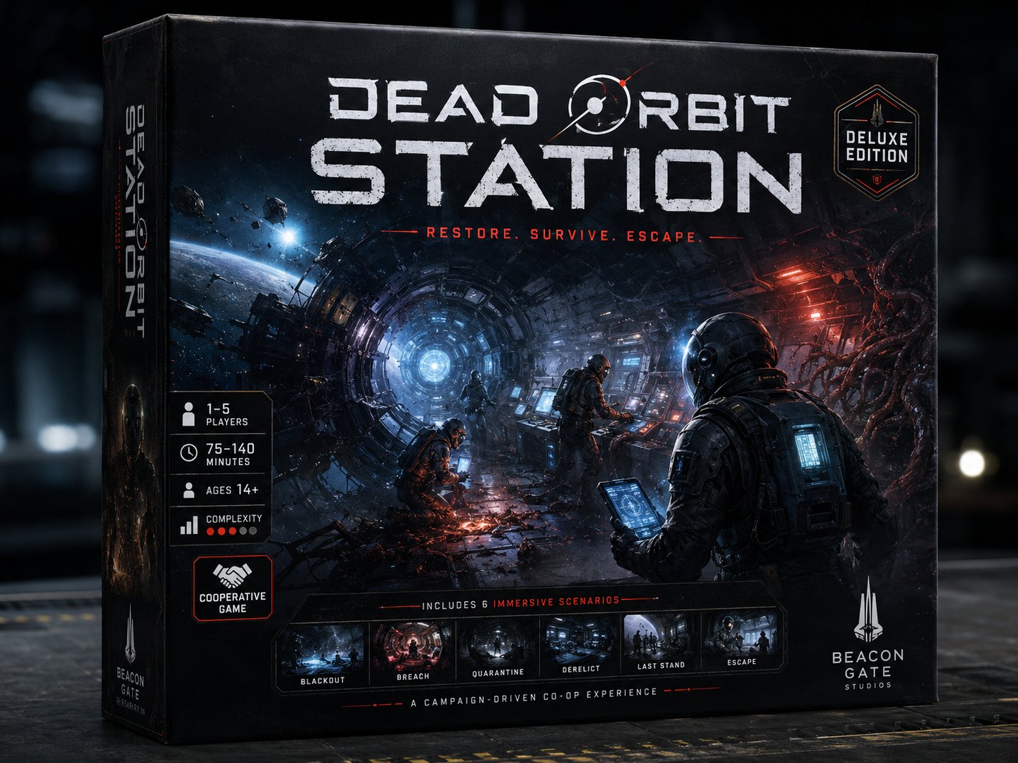 Dead Orbit Station Board Game Box