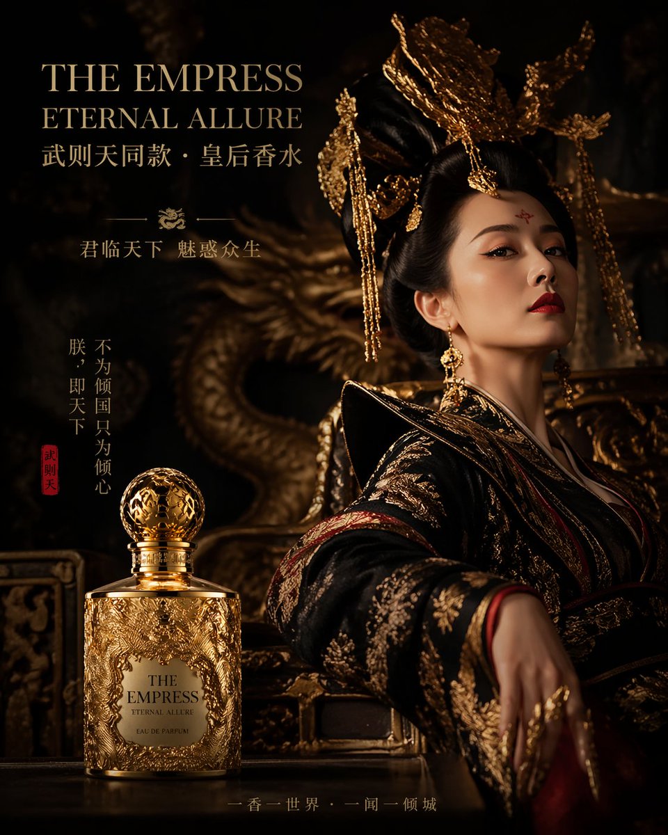 皇家香水广告提示词