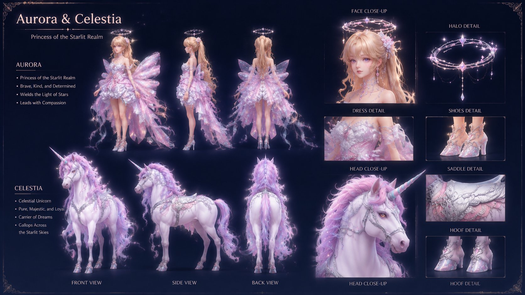 奇幻游戏角色设计图