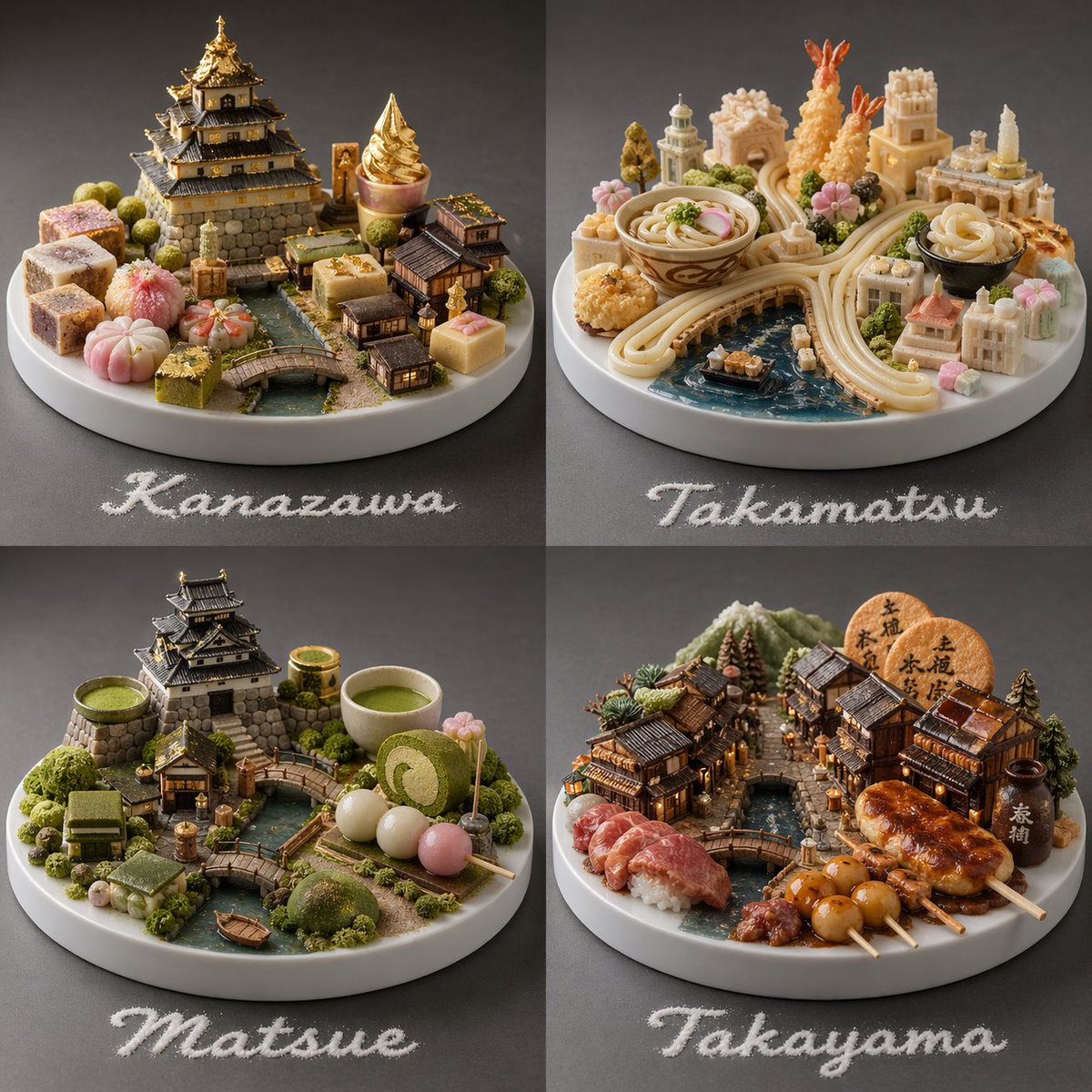 基于美食的微型城市可视化