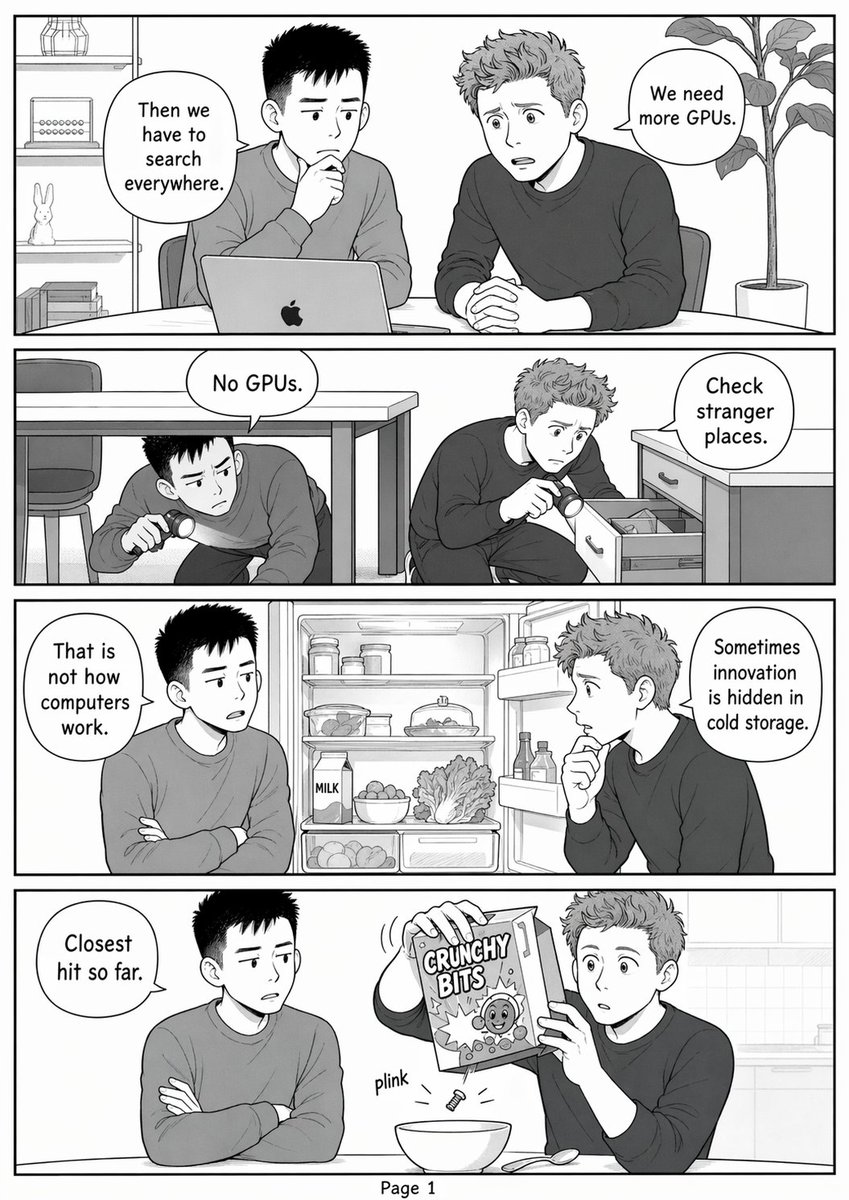 有趣的 GPU 搜索漫画页面