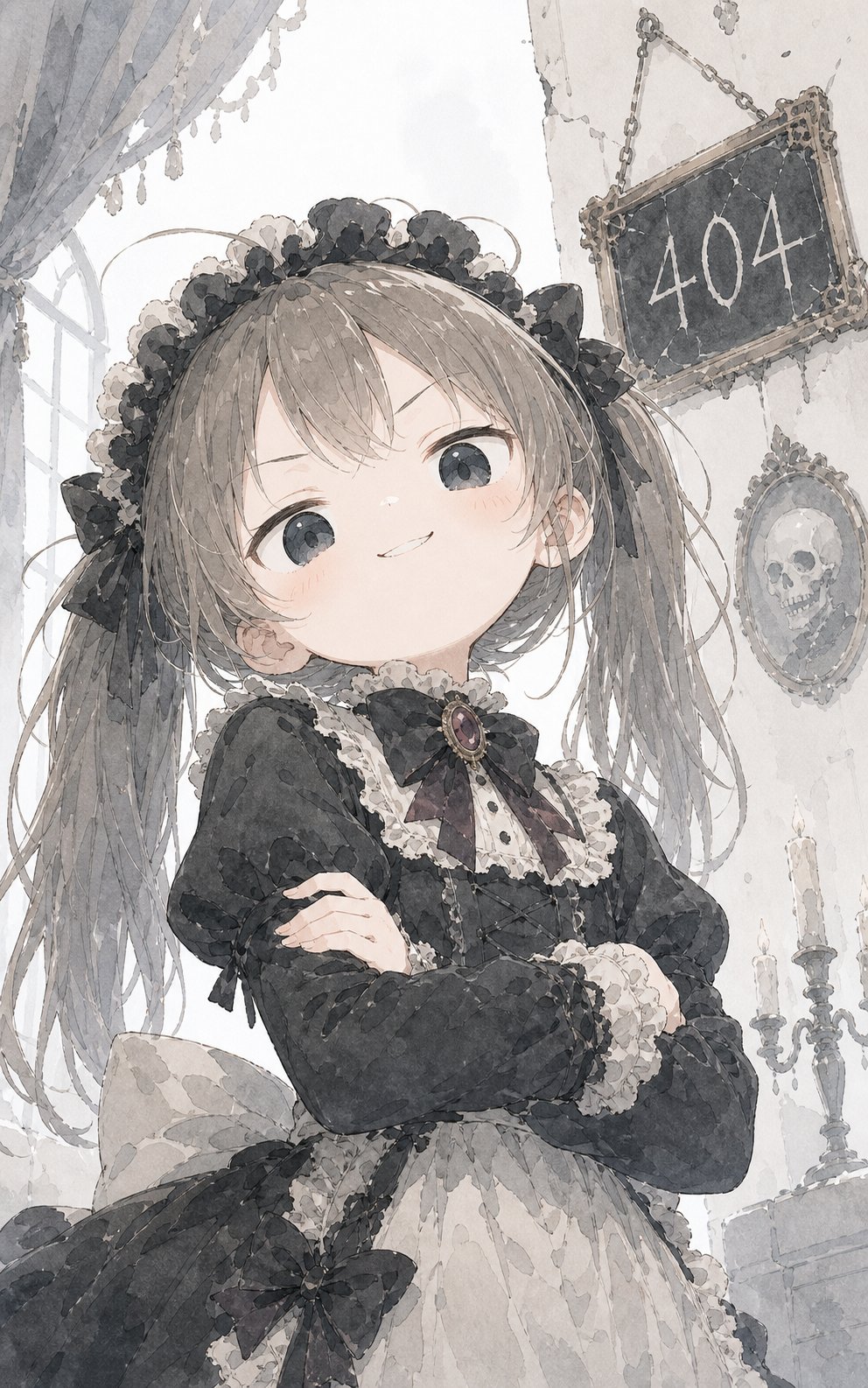 傲娇哥特女仆 404 肖像