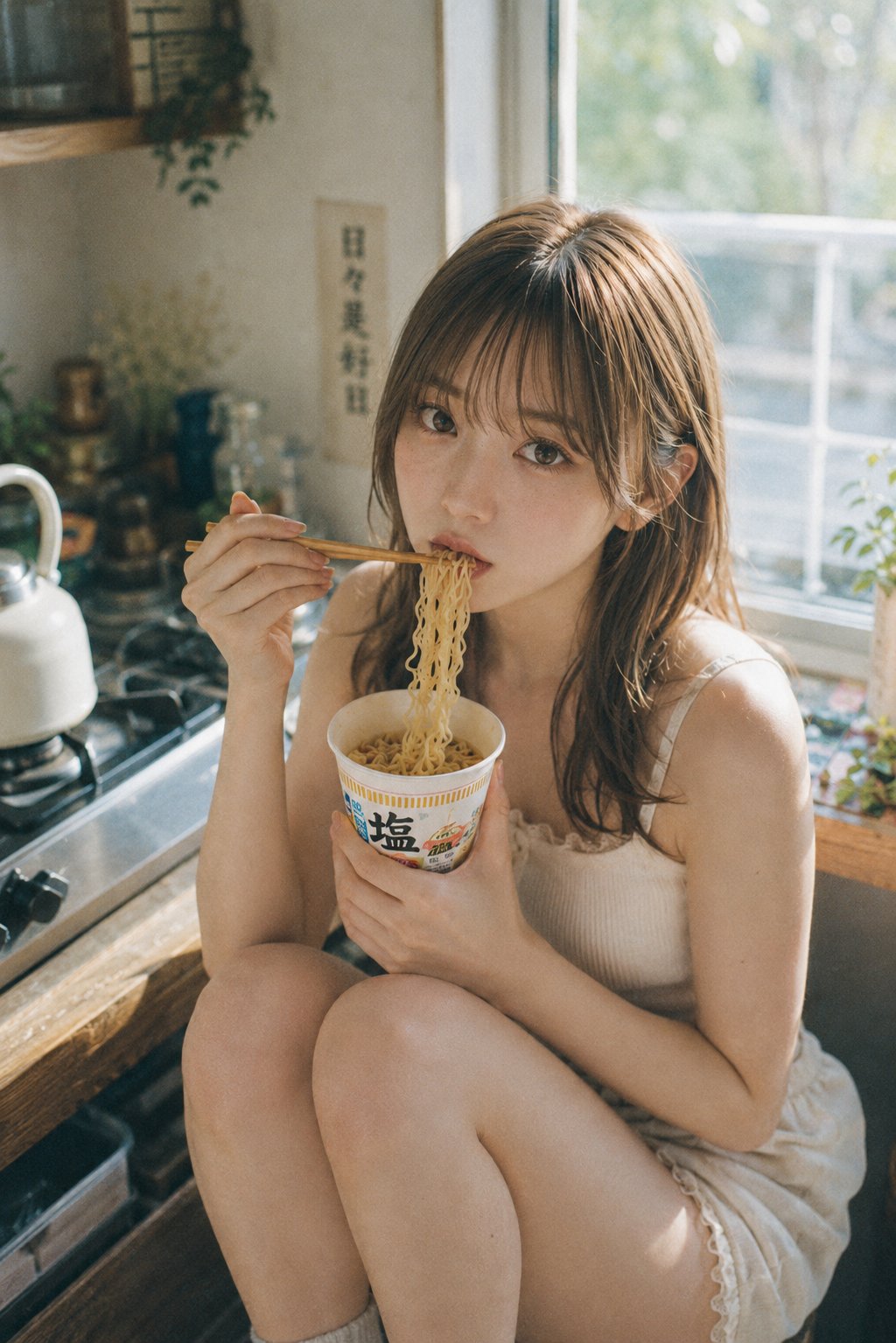 日式厨房里的杯面时光