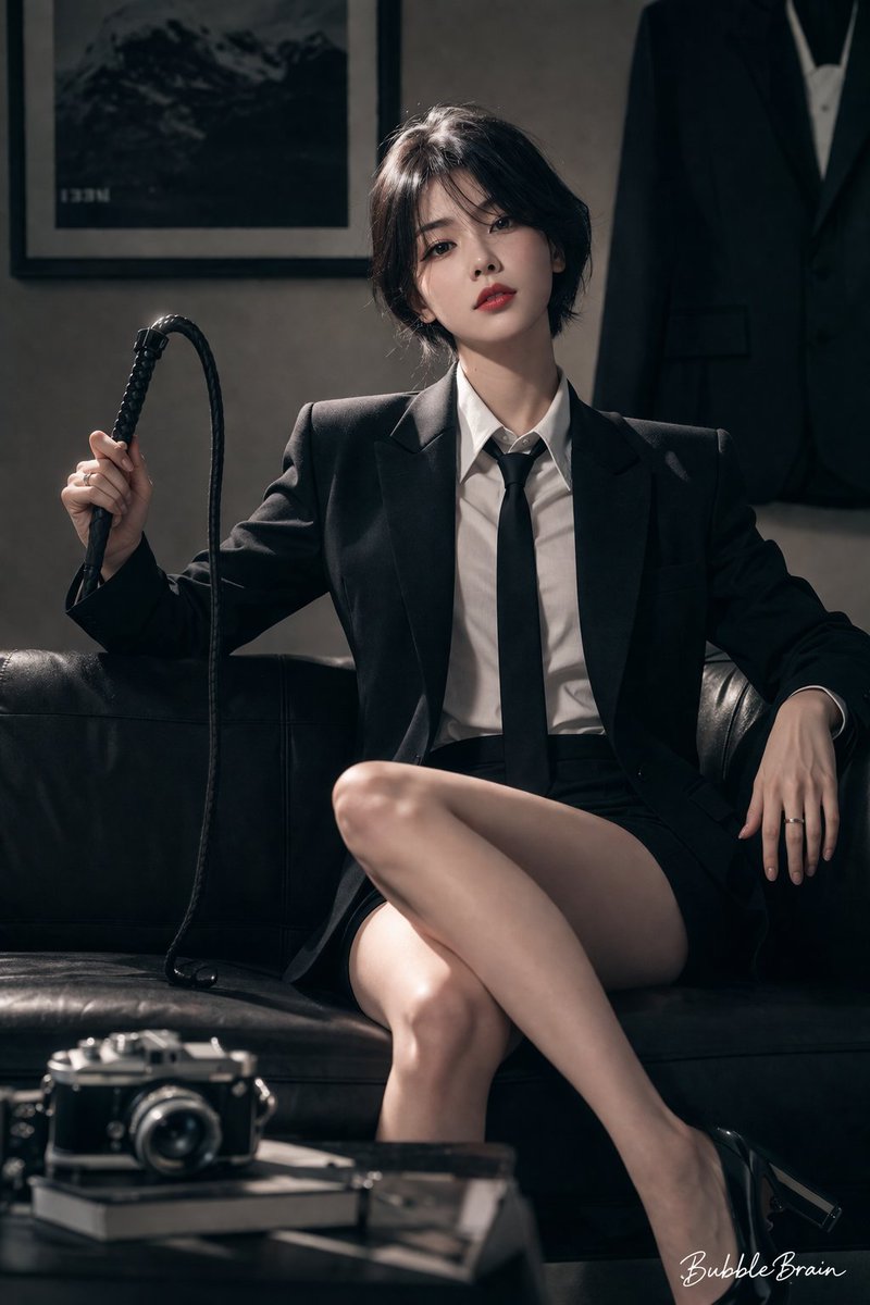 冷艳韩系偶像肖像