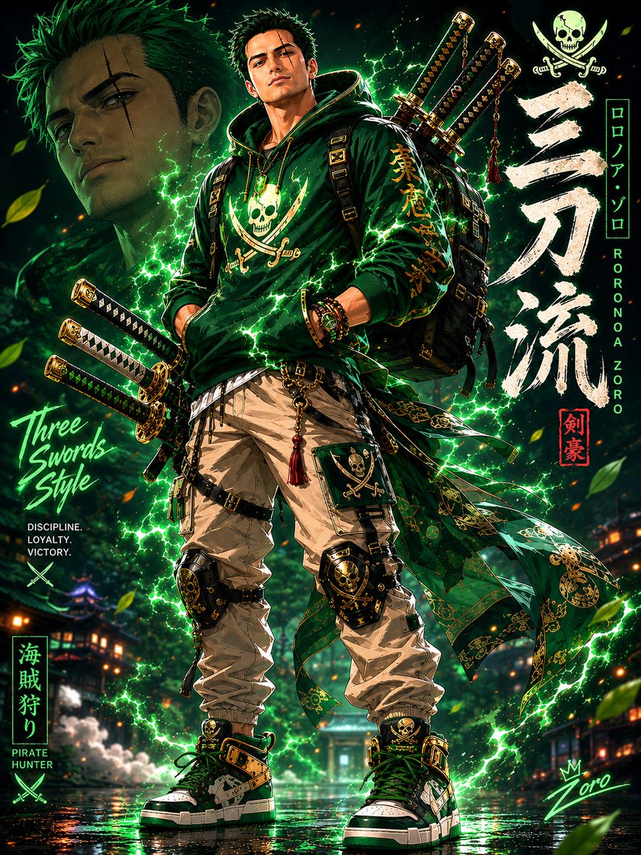 现代街头风动漫剑客