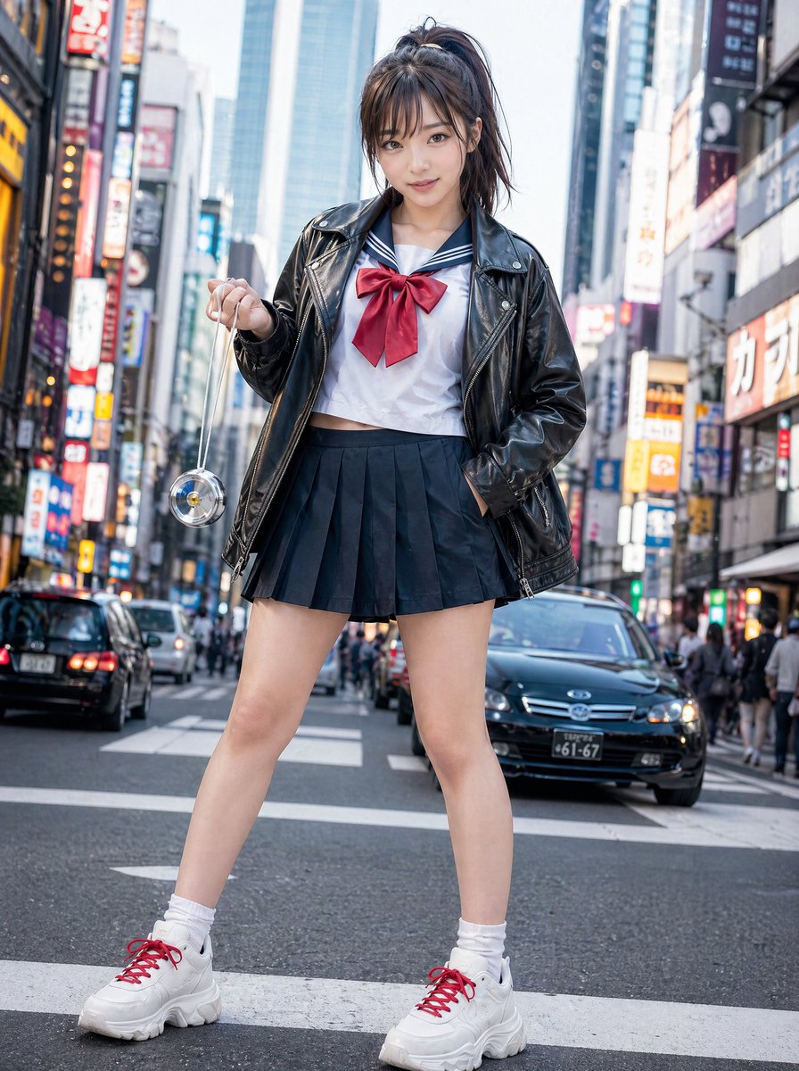 现代版太妹(Sukeban)街头肖像