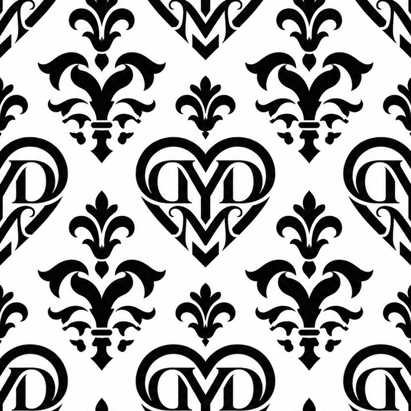Monogram 大马士革纹样色板