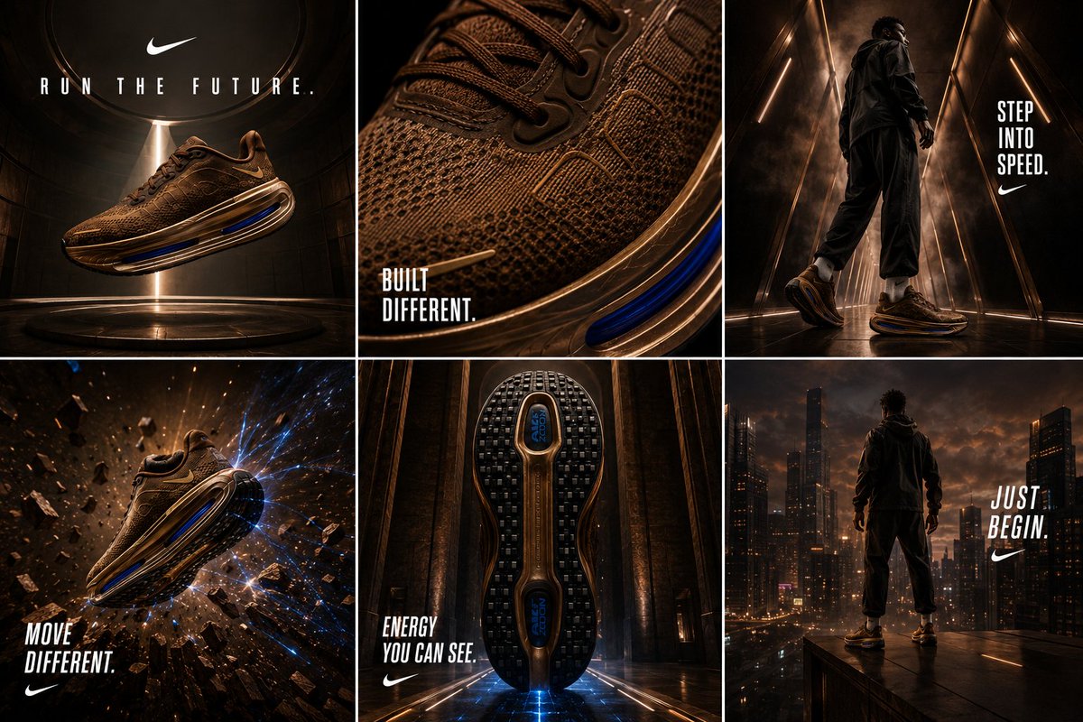Nike Vomero Future 营销活动主提示词