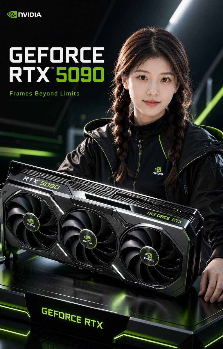 NVIDIA RTX 5090 广告海报