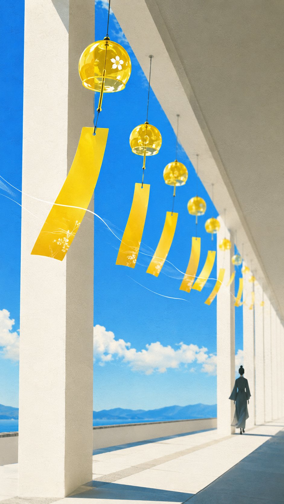 禅意夏日风铃壁纸