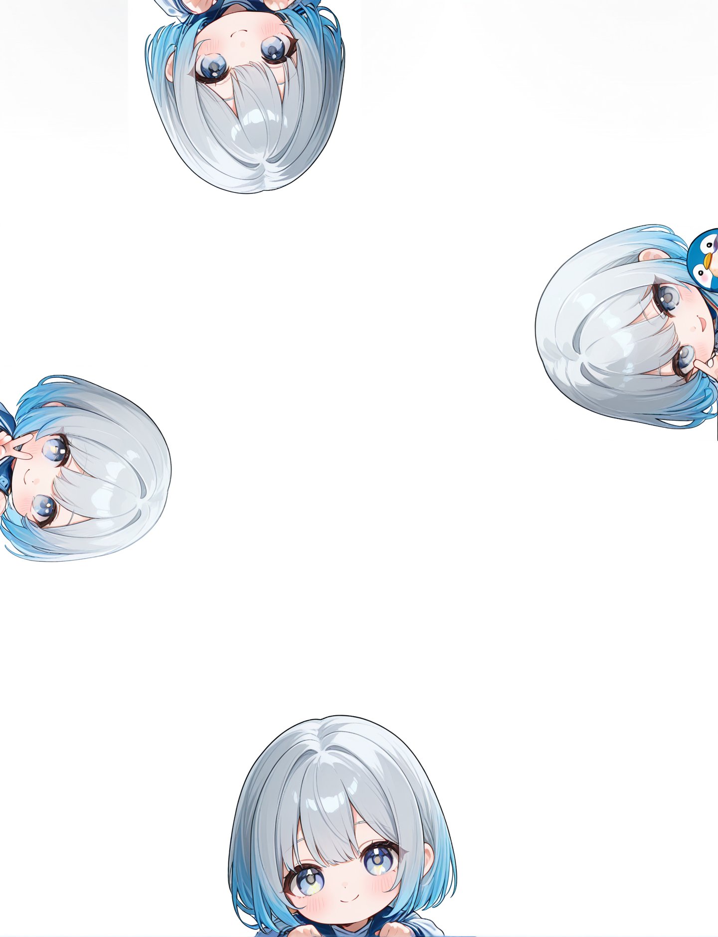 Q 版少女探头边框