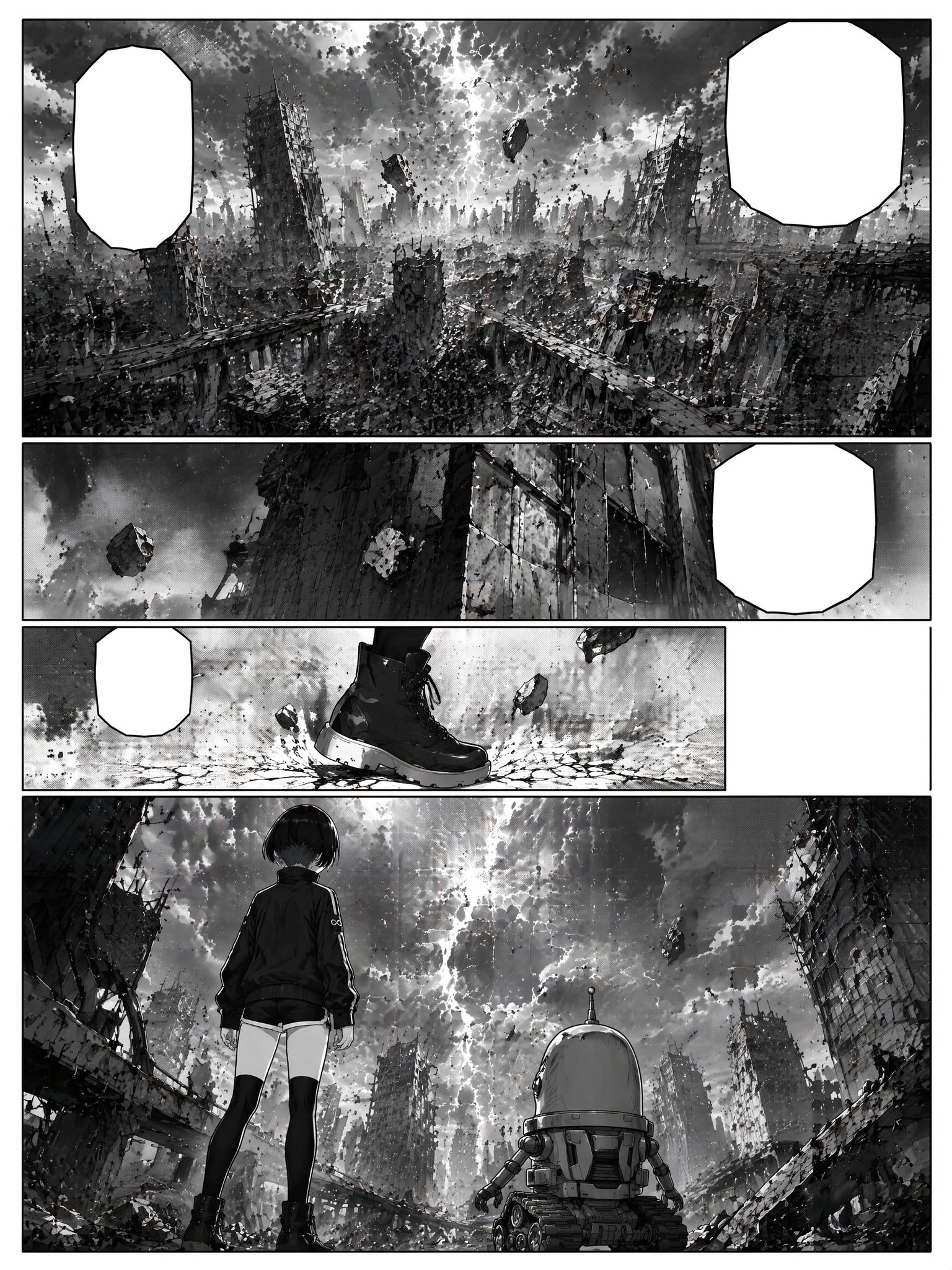 废墟科幻漫画页面
