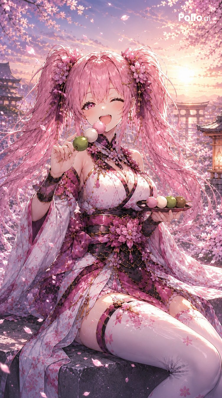 Sakura Kunoichi Dango Portrait