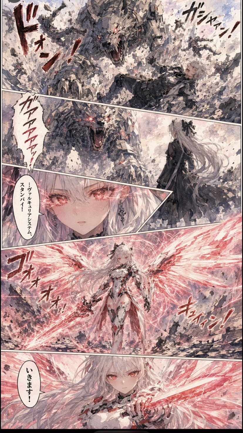 Gritty Sci-Fi Shoujo Manga Page 2