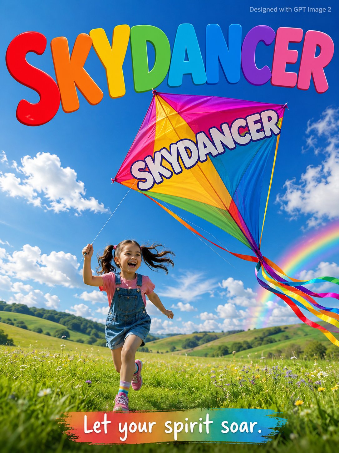 Skydancer 风筝广告海报