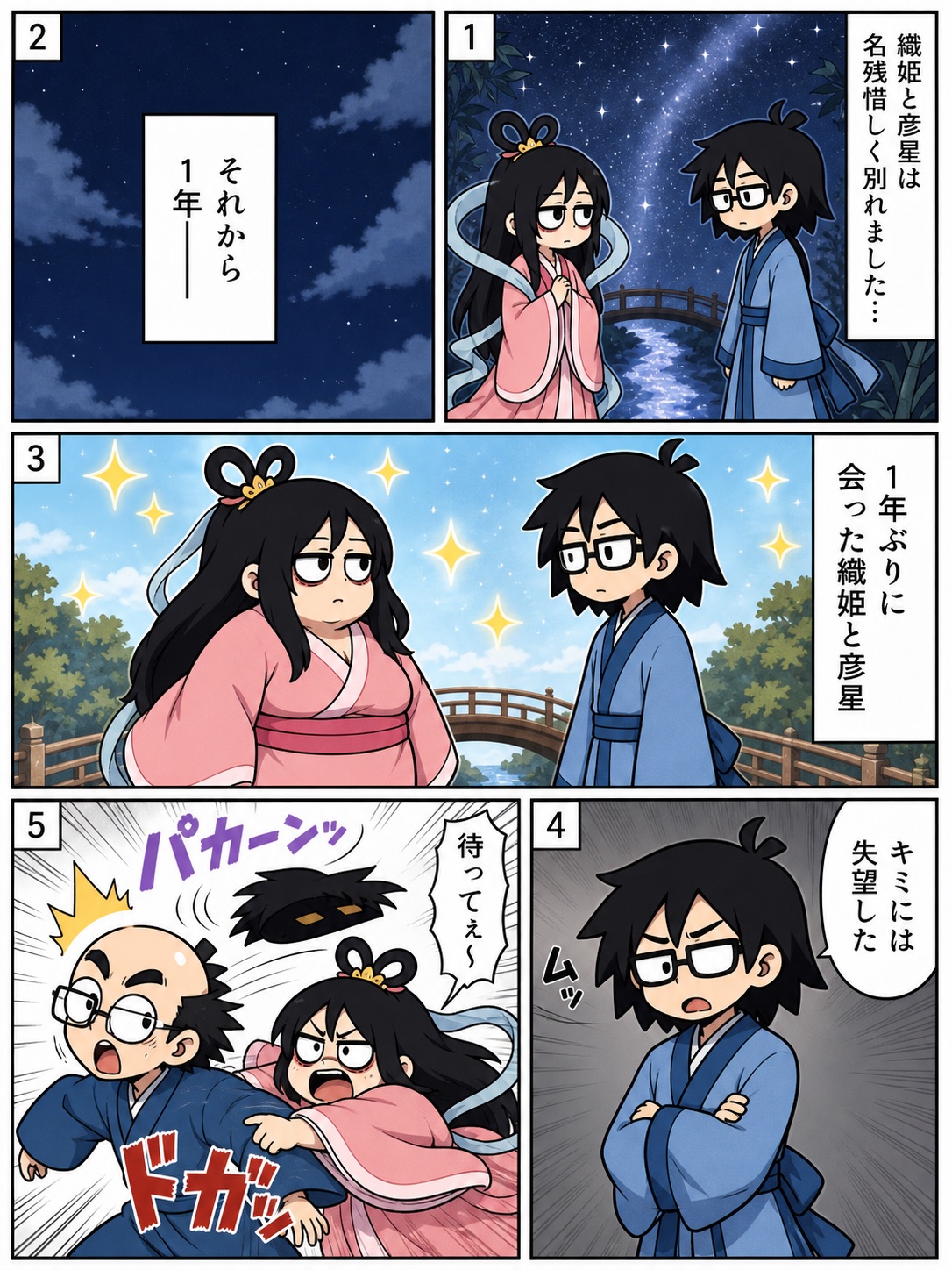 七夕重逢漫画页面